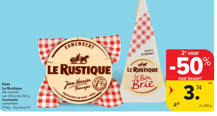 Promotie: Kaas Le Rustique