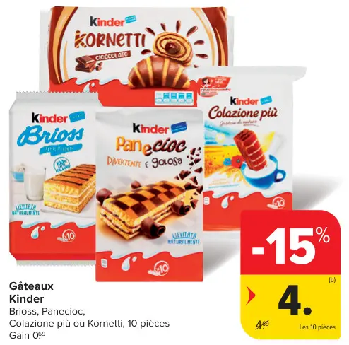 Offre: Gâteaux