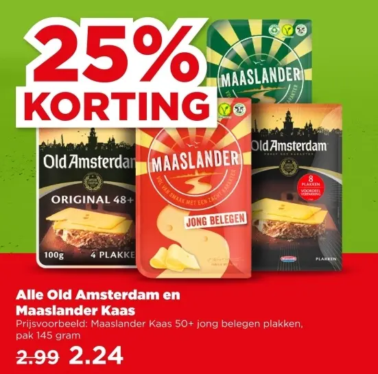 Alle Old Amsterdam en Maaslander Kaas