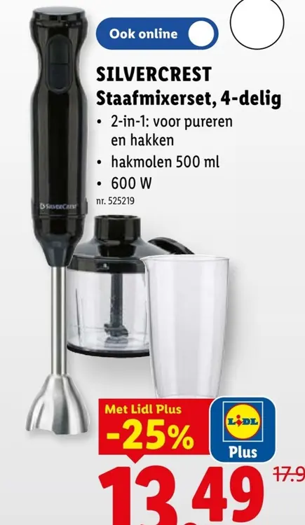 Promotie: Staafmixerset, 4-delig