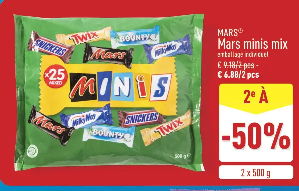 Offre: Mars minis mix