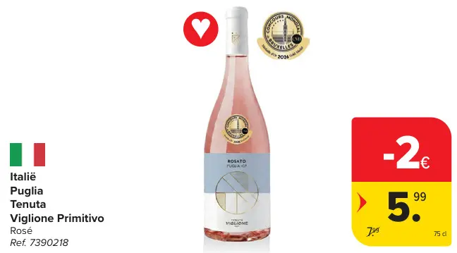 Promotie: Viglione Primitivo Rosé