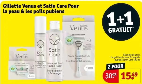 Offre: Pour la peau & les poils pubiens