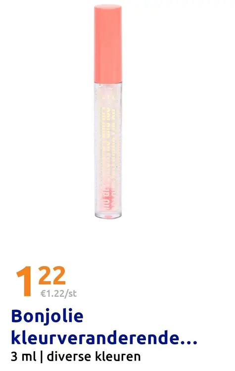 Aanbieding: Bonjolie kleurveranderende lipgloss