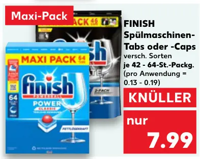 Aanbieding: Spülmaschinen-Tabs oder -Caps