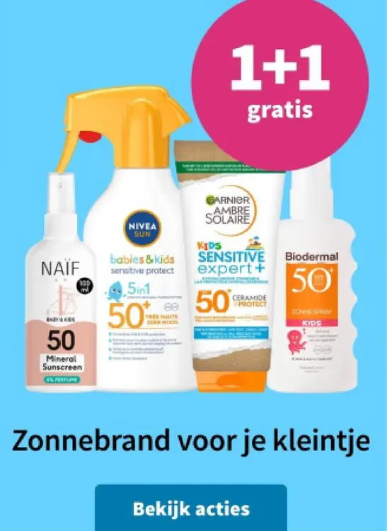 Promotie: Zonnebrand voor je kleintje