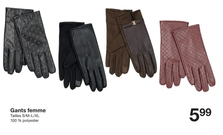 Offre: Gants femme