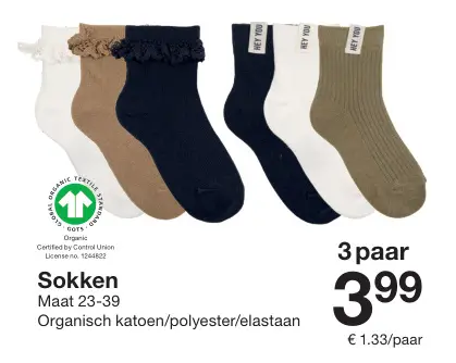 Aanbieding: Sokken