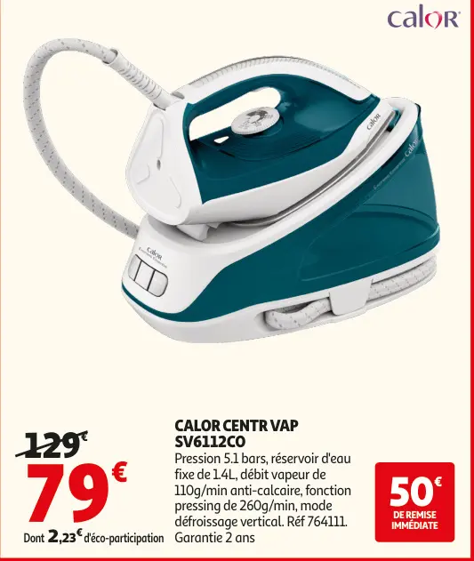 Offre: Centr vap sv6112co