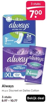 Aanbieding: Always