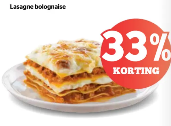 Promotie: Lasagne bolognaise