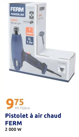 Offre: Pistolet à air chaud