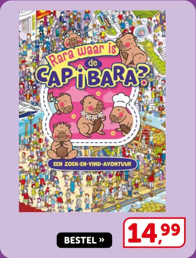 Promotie: Rara waar is de CAPIBARA?