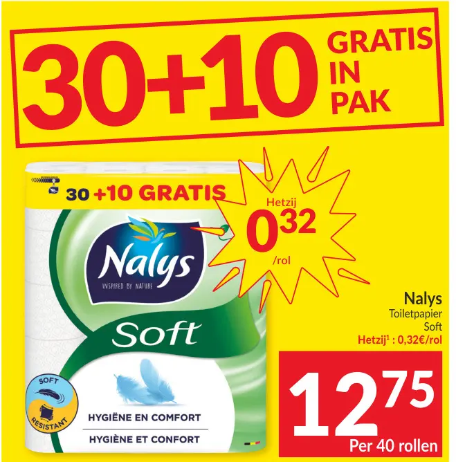 Promotie: Toiletpapier Soft