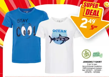 Aanbieding: JONGENS T-SHIRT