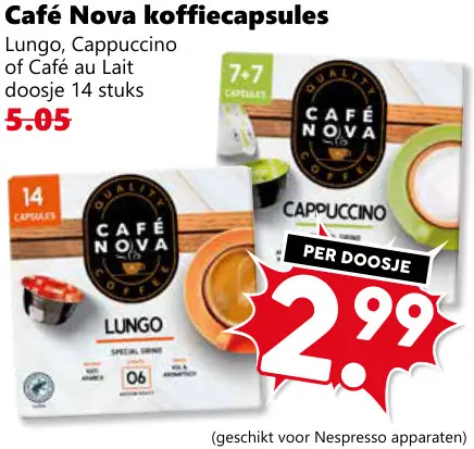 Aanbieding: Koffiecapsules