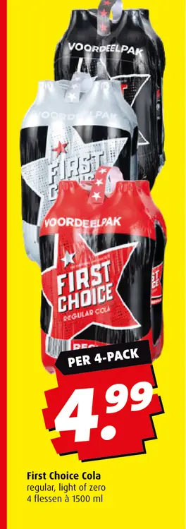 Aanbieding: First Choice Cola