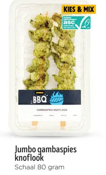 Aanbieding: Jumbo gambaspies knoflook