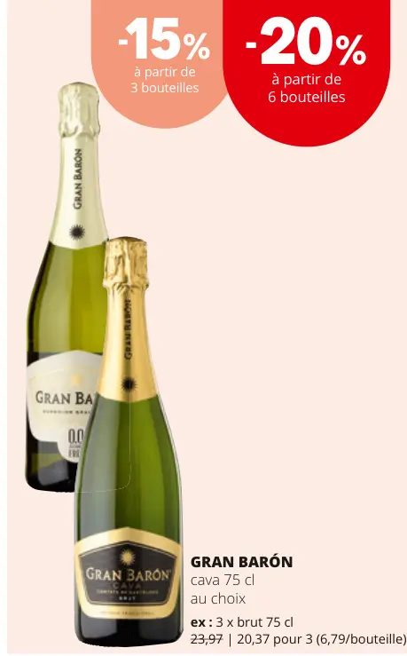 Offre: Cava