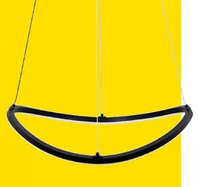 Aanbieding: Hanglamp Joa LED - mat zwart metaal - 110xØ52 cm