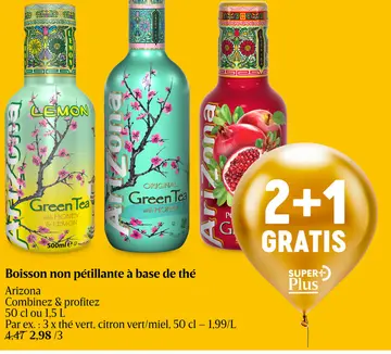 Offre: Boisson non pétillante à base de thé