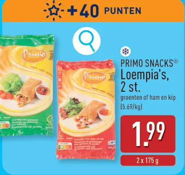 Promotie: Loempia's