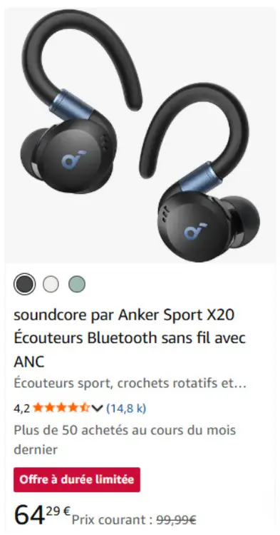 Offre: soundcore par Anker Sport X20