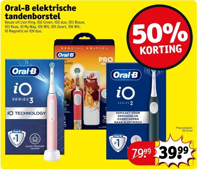 Promotie: Oral-B elektrische tandenborstel