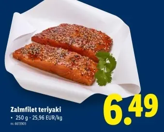Promotie: Zalm teriyaki