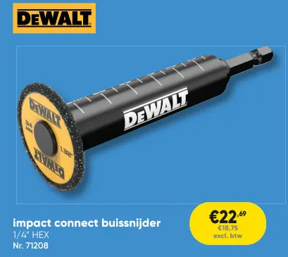 Promotie: impact connect buissnijder