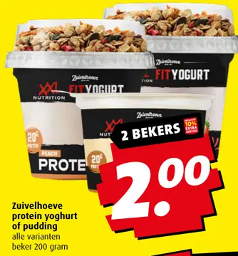 Aanbieding: Zuivelhoeve protein yoghurt of pudding