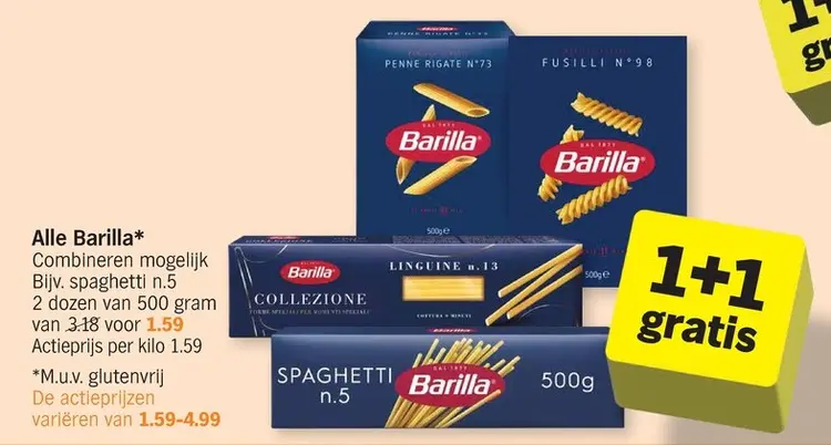 Promotie: Alle Barilla