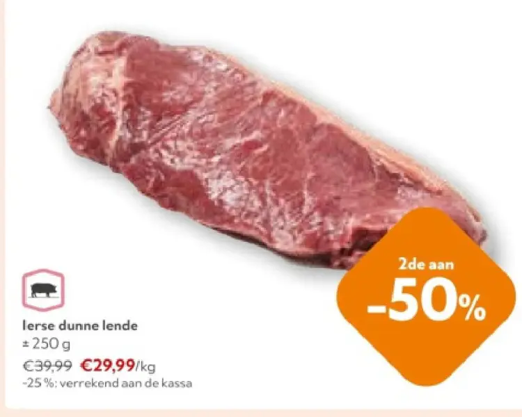 Promotie: Ierse dunne lende
