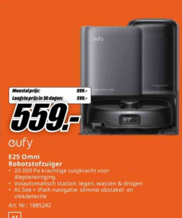 Aanbieding: E25 Omni Robotstofzuiger