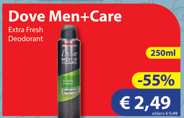 Aanbieding: Dove Men+Care Extra Fresh Deodorant