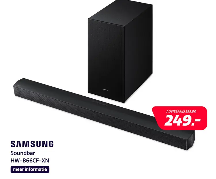 Aanbieding: Soundbar HW-B66CF-XN
