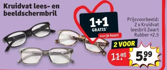 Promotie: lees- en beeldschermbril