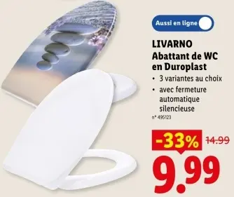 Offre: Abattant de WC en Duroplast