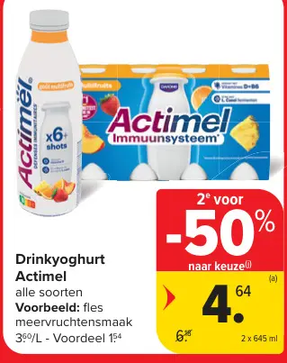 Promotie: Drinkyoghurt Actimel