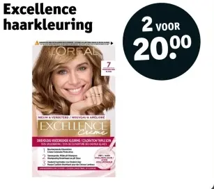 Promotie: Excellence haarkleuring