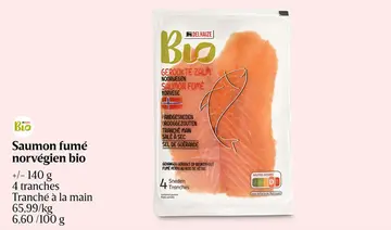 Offre: Saumon fumé norvégien bio