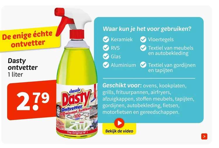 Aanbieding: Ontvetter