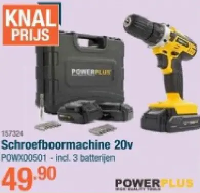 Promotie: Schroefboormachine