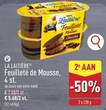Promotie: Feuilleté de Mousse