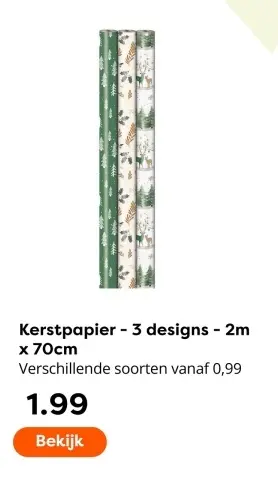 Aanbieding: Kerstpapier