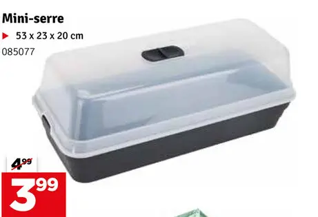 Offre: Mini-serre