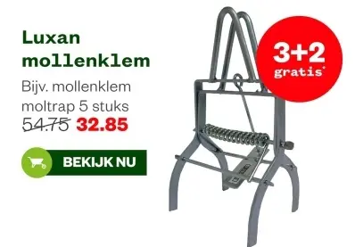 Aanbieding: mollenklem