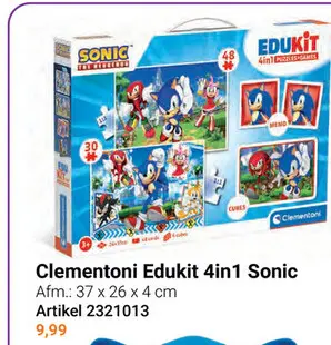 Aanbieding: Clementoni Edukit 4in1 Sonic