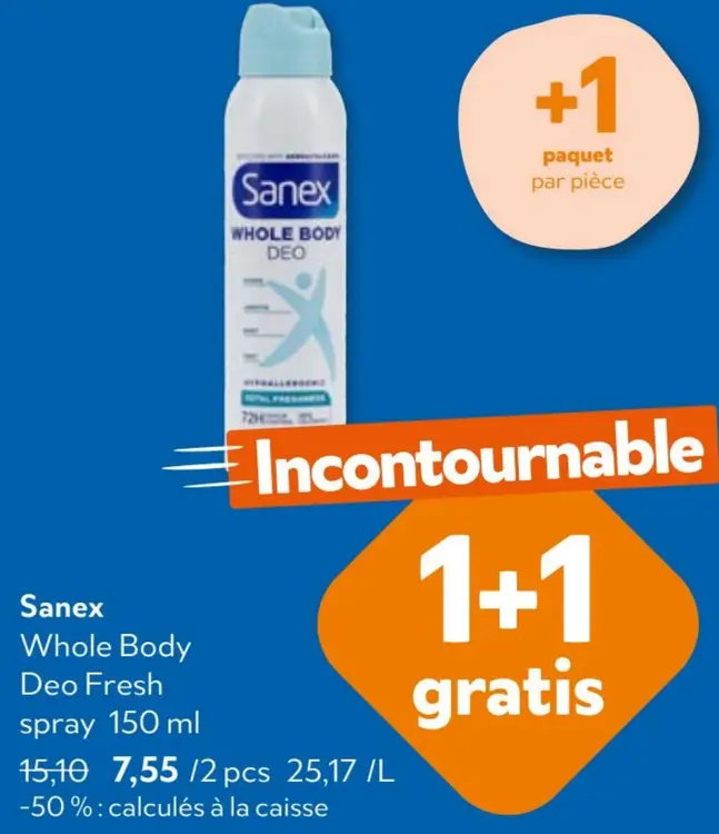 Offre: Whole Body Deo Fresh spray