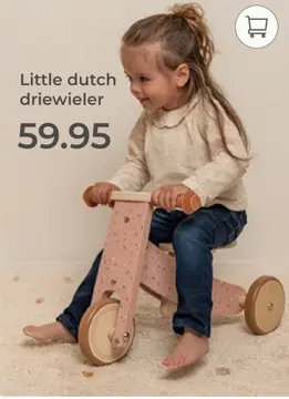 Aanbieding: Little dutch driewieler